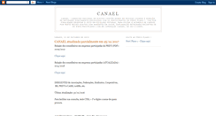 Desktop Screenshot of canael.com.br
